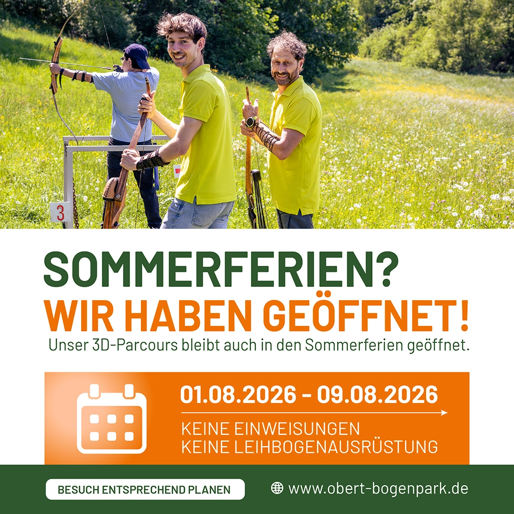 Wir haben geöffnet